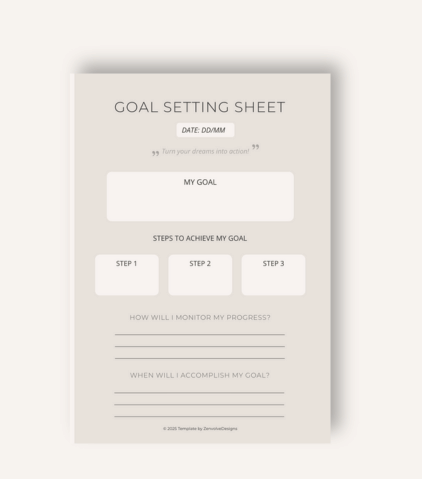 website mockup goal setting sheet template 422x479 px website mockup goal setting sheet template 422x479 px